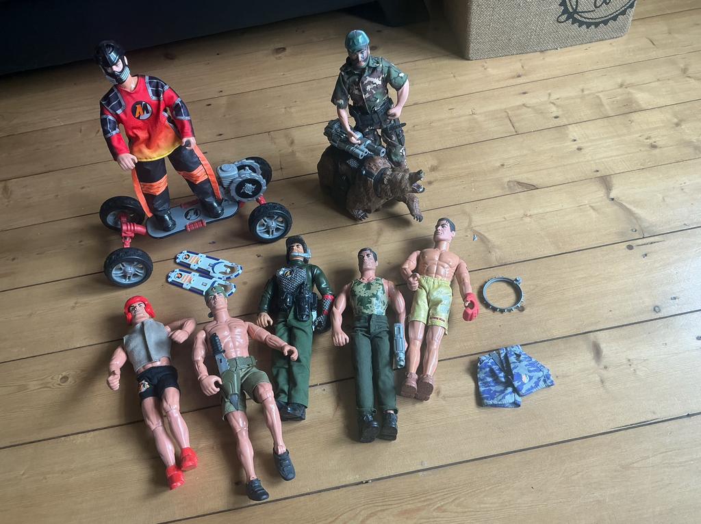 Actionman figuren, Ophalen, Gebruikt