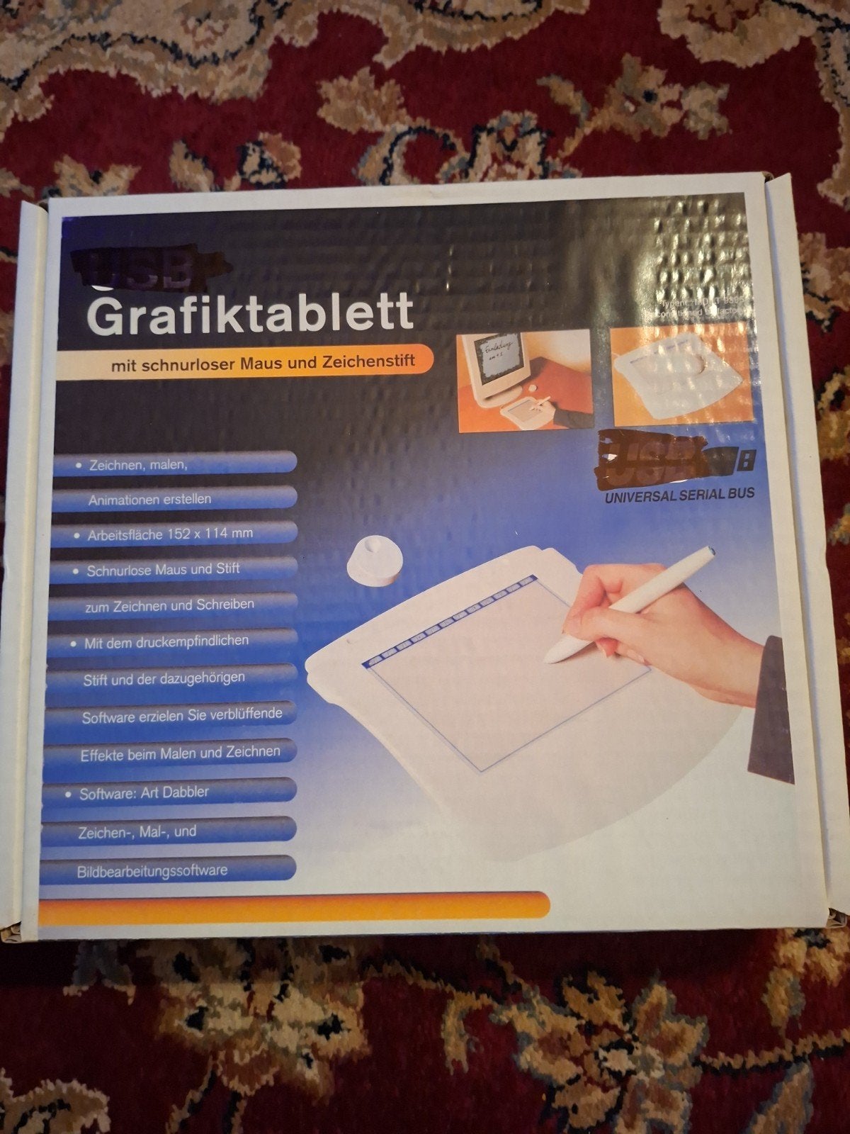 Lifetec Grafisch Tekentablet met Draadloze Muis en Pen, Computers en Software, Ophalen of Verzenden, Gebruikt, Bedraad, Lifetec