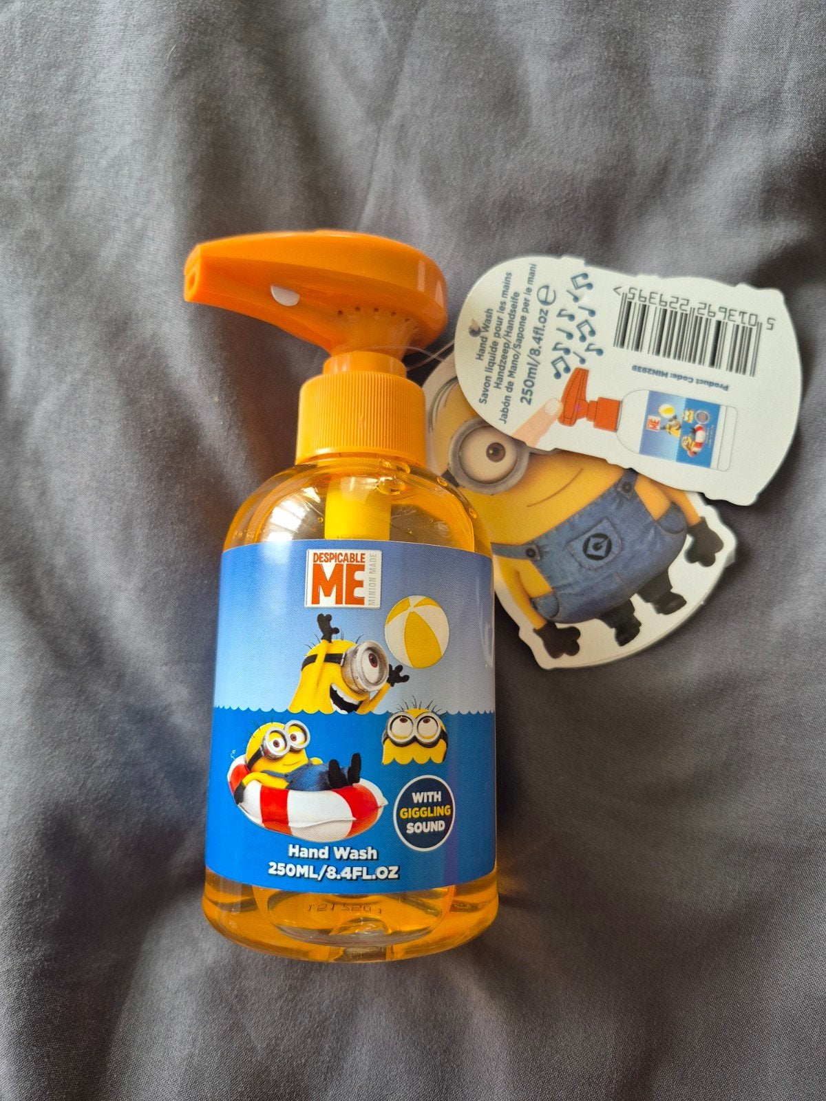 Minions Hand Wash with Giggling Sound– children's liquid s, Ophalen of Verzenden, Nieuw, Bad & Douche