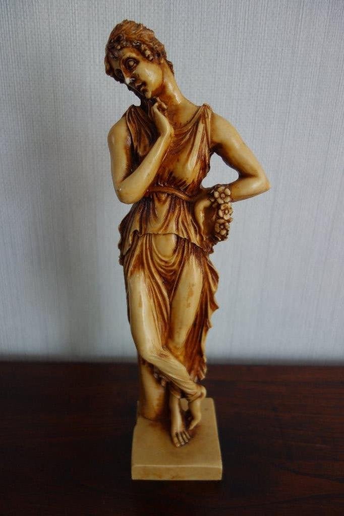 Beeld Romeinse vrouw, Ophalen of Verzenden, Zo goed als nieuw, Mens
