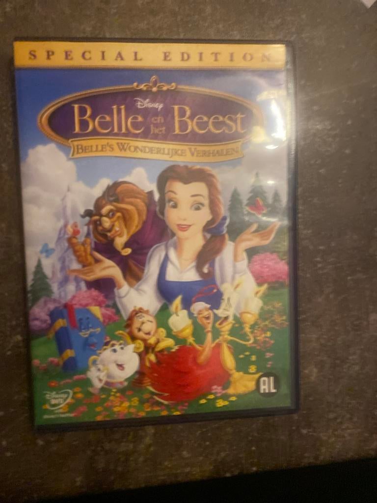 Disney Belle en het Beest: Belle's Wonderlijke Verhalen DVD, Avontuur, Alle leeftijden, Ophalen of Verzenden, Zo goed als nieuw
