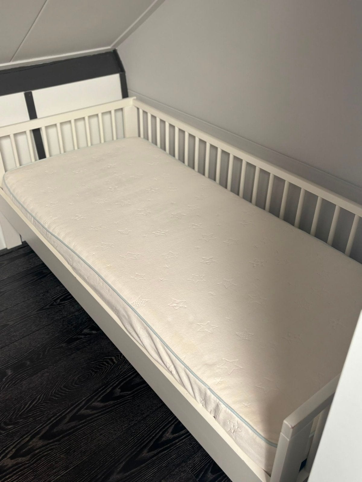 Kinderbed ikea wit 160x 70, Ophalen, Zo goed als nieuw, Eenpersoons, 70 cm of minder