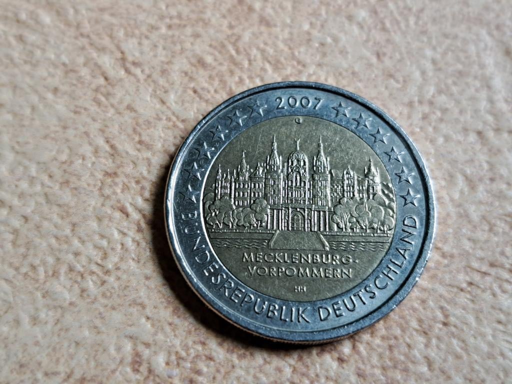 2 euro cc Duitsland 2007 Mecklenburg (G), Ophalen of Verzenden, Duitsland, 2 euro