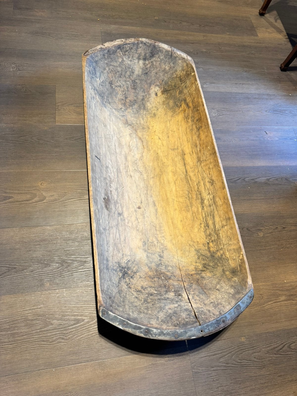 Grote Oude houten trog, Antiek en Kunst, Ophalen