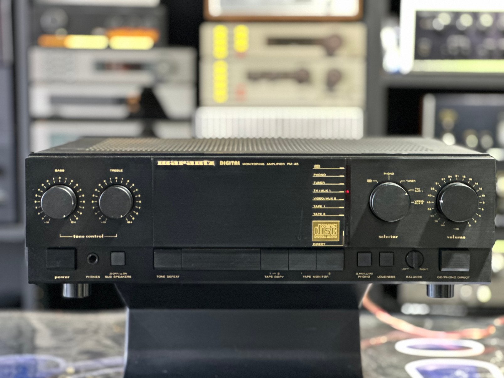 Marantz PM-45 Versterker – Zwart – Vintage Kwaliteit, Overige merken, Marantz, Gebruikt, Marantz