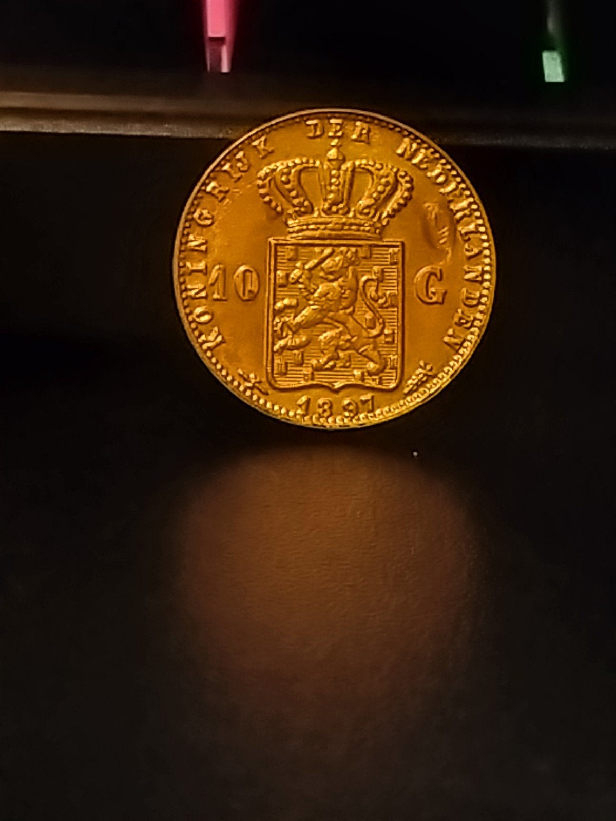 Gouden Tientje Koningin Wilhelmina 1897, Koningin Wilhelmina, Losse munt, 10 gulden, Goud