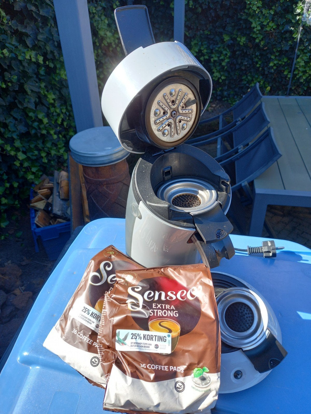 Senseo koffiezetapparaat met 2 pakken Senseo pads, Koffiepads en cups, Gebruikt, Koffiemachine, Ophalen of Verzenden