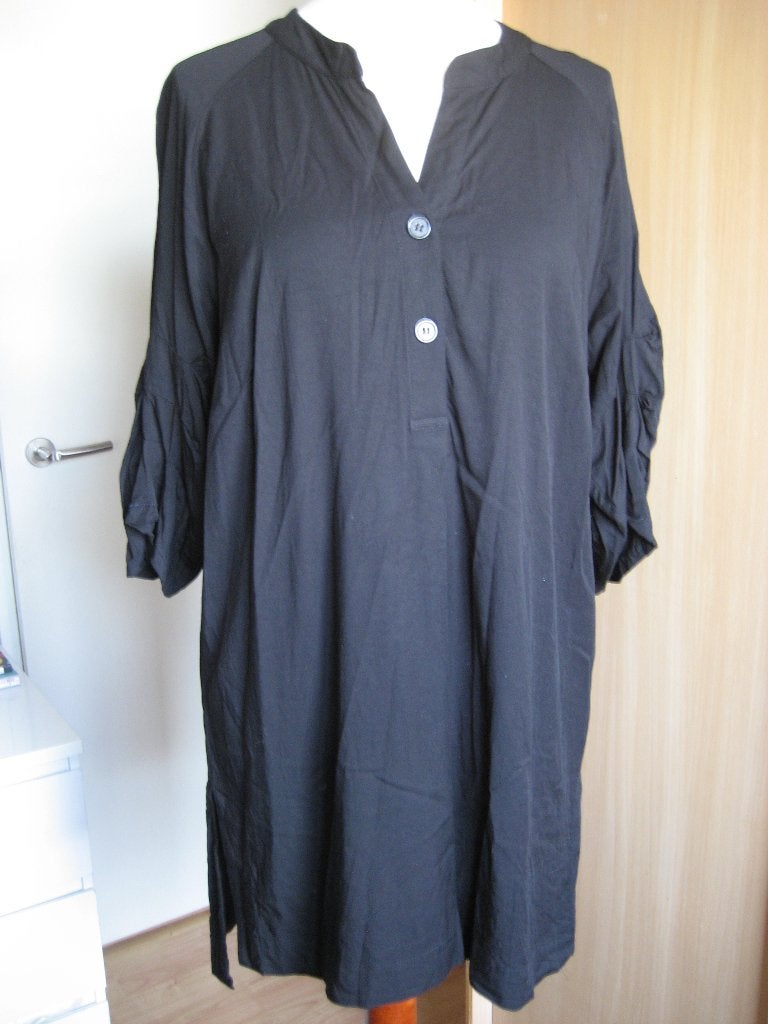 lange tuniek 48 Junarose viscose elastan, Kleding | Dames, Blouses en Tunieken, Junarose, Zwart, Maat 46/48 (XL) of groter, Ophalen of Verzenden