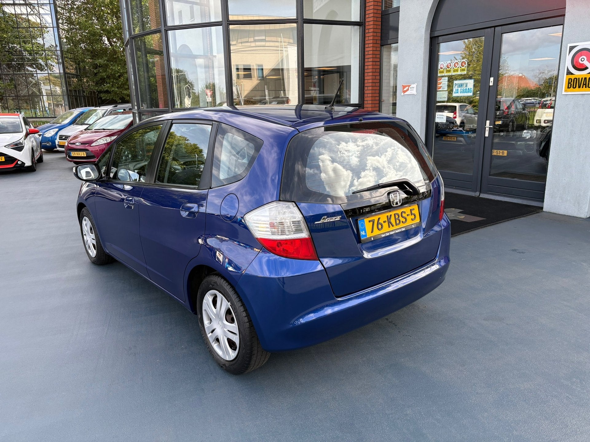 Honda Jazz 1.4 Comfort AUTOMAAT CLIMATE CONTROL, Auto's, 450 kg, Gebruikt, 4 cilinders, Blauw