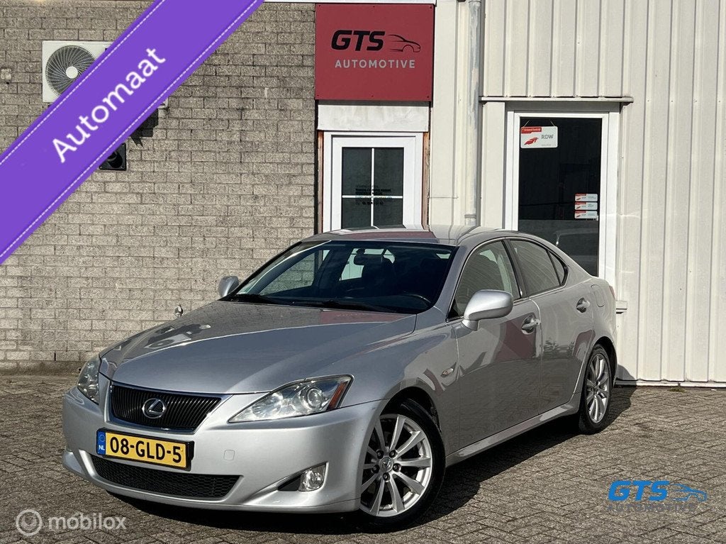 Lexus IS 250 Business 2008 V6 Youngtimer Trekh. Navi Stoelve, Auto's, Lexus, Achterwielaandrijving, Gebruikt, Zwart, 1535 kg