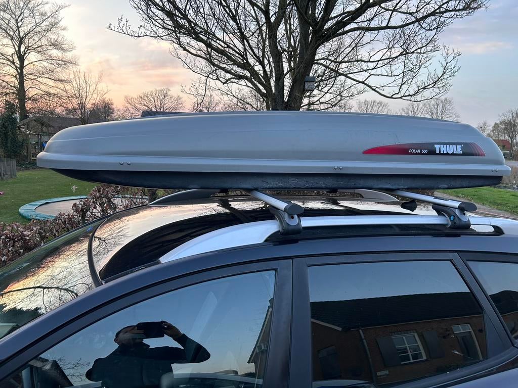 Dakkoffer thule polar 500 dak koffer skibox, Auto diversen, Dakkoffers, Ophalen, Zo goed als nieuw
