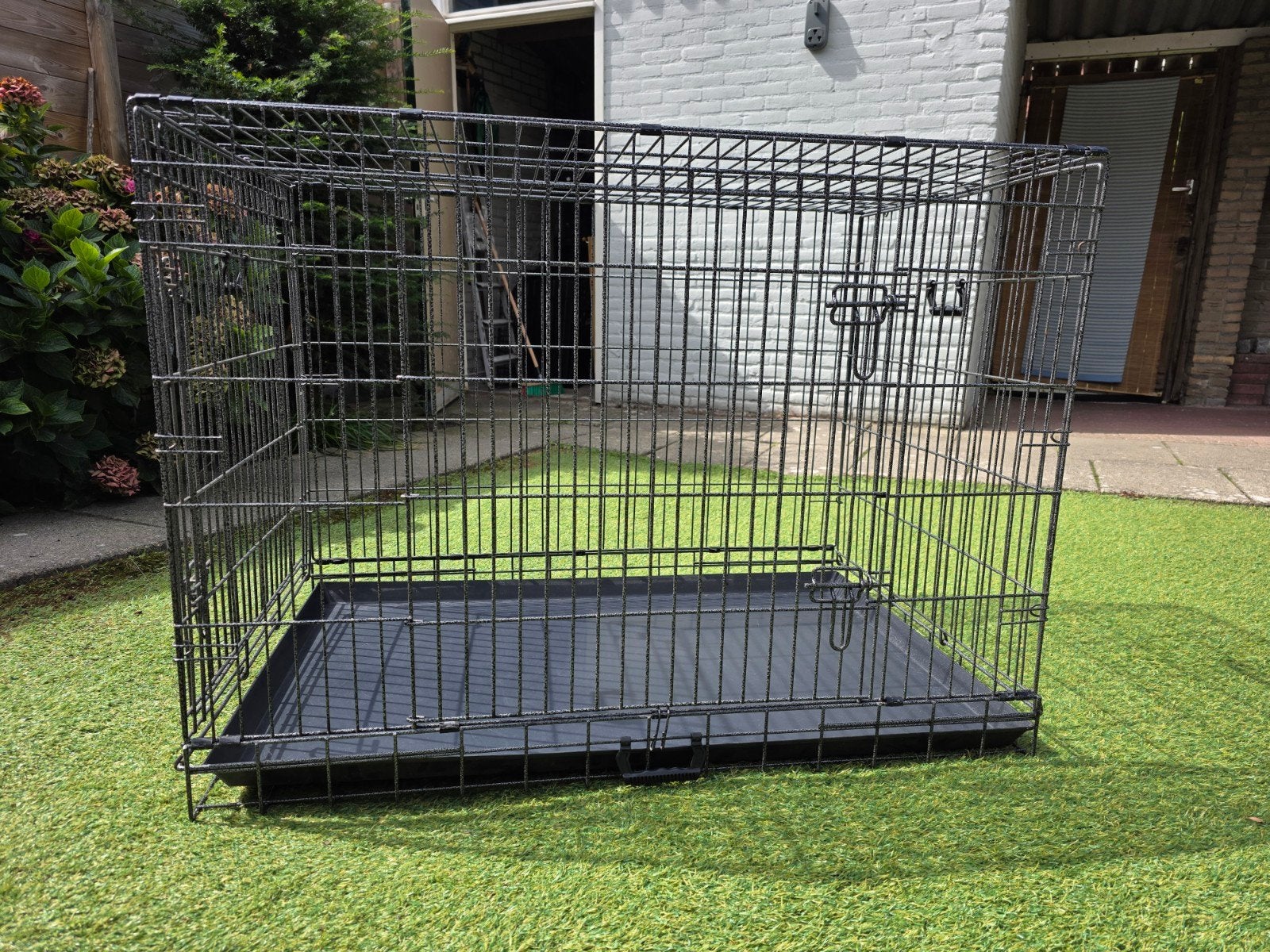 Hondenbench, in uitstekende staat, Dieren en Toebehoren, Hondenhokken, Ophalen, Zo goed als nieuw, 75 tot 110 cm, 65 tot 100 cm