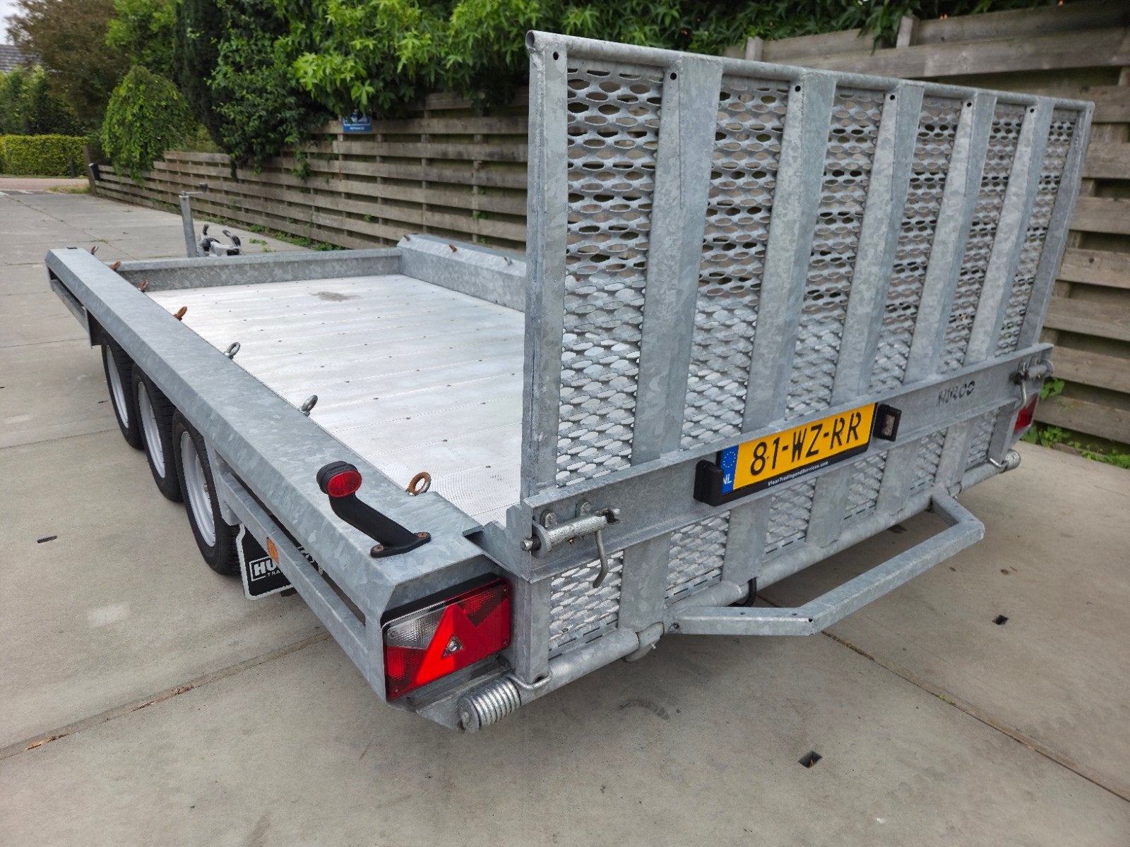 Hulco Terrax-3 — 180x400cm — Machine Transporter — Als Nieuw, Auto diversen, Aanhangers en Bagagewagens, Info@vlaartradingandservices.com
