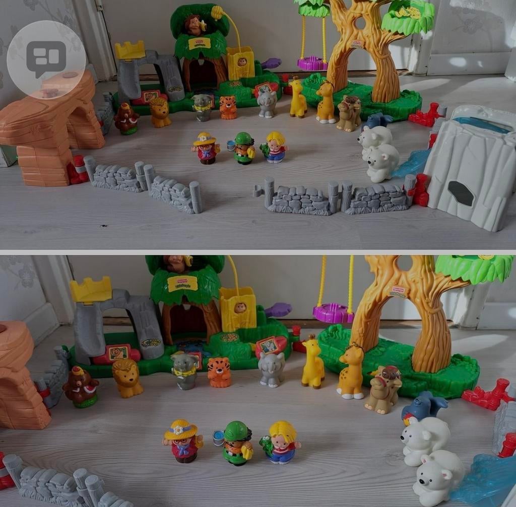Little People Dierentuin Speelset met Geluid, Ophalen of Verzenden, Gebruikt, Overige typen, Met geluid