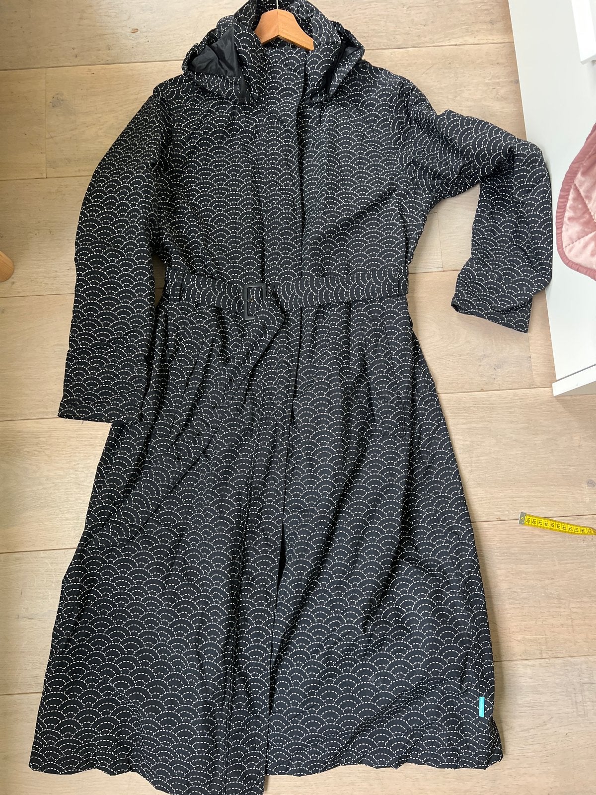 Happy Rainy Days regenjas XXL - Zwart met print, Ophalen of Verzenden, Zo goed als nieuw, Maat 46/48 (XL) of groter, Zwart