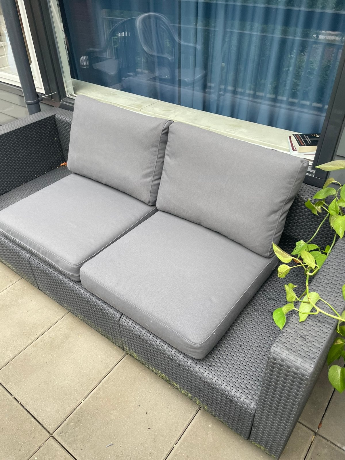 IKEA Duvholmen tuinkussens set – bijna nieuw, Tuin en Terras, Ophalen, Zo goed als nieuw, Overige materialen, 2 zitplaatsen