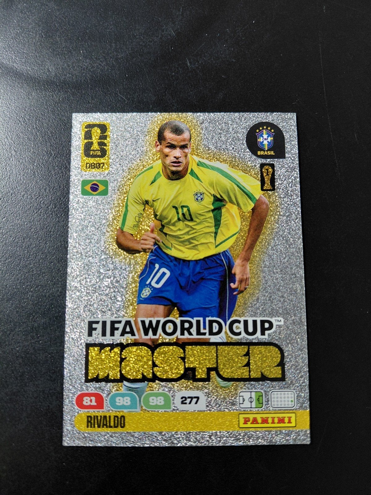Rivaldo (fifa world cup master) brazilie panini, Ophalen of Verzenden, Nieuw, Buitenlandse clubs, Poster, Plaatje of Sticker