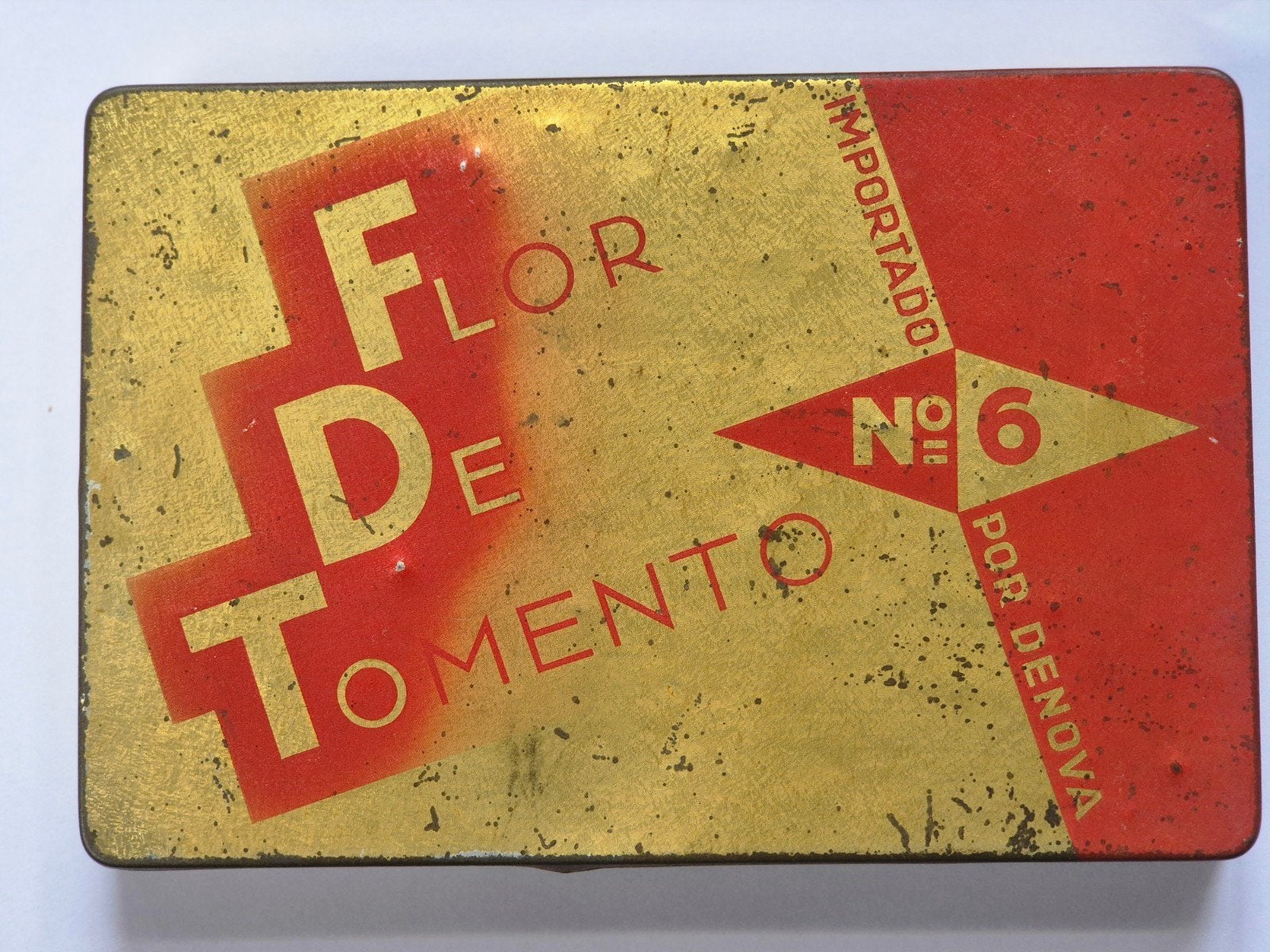 Flor de Tomento Utrecht sigaren blik, Ophalen of Verzenden, Gebruikt, Overige