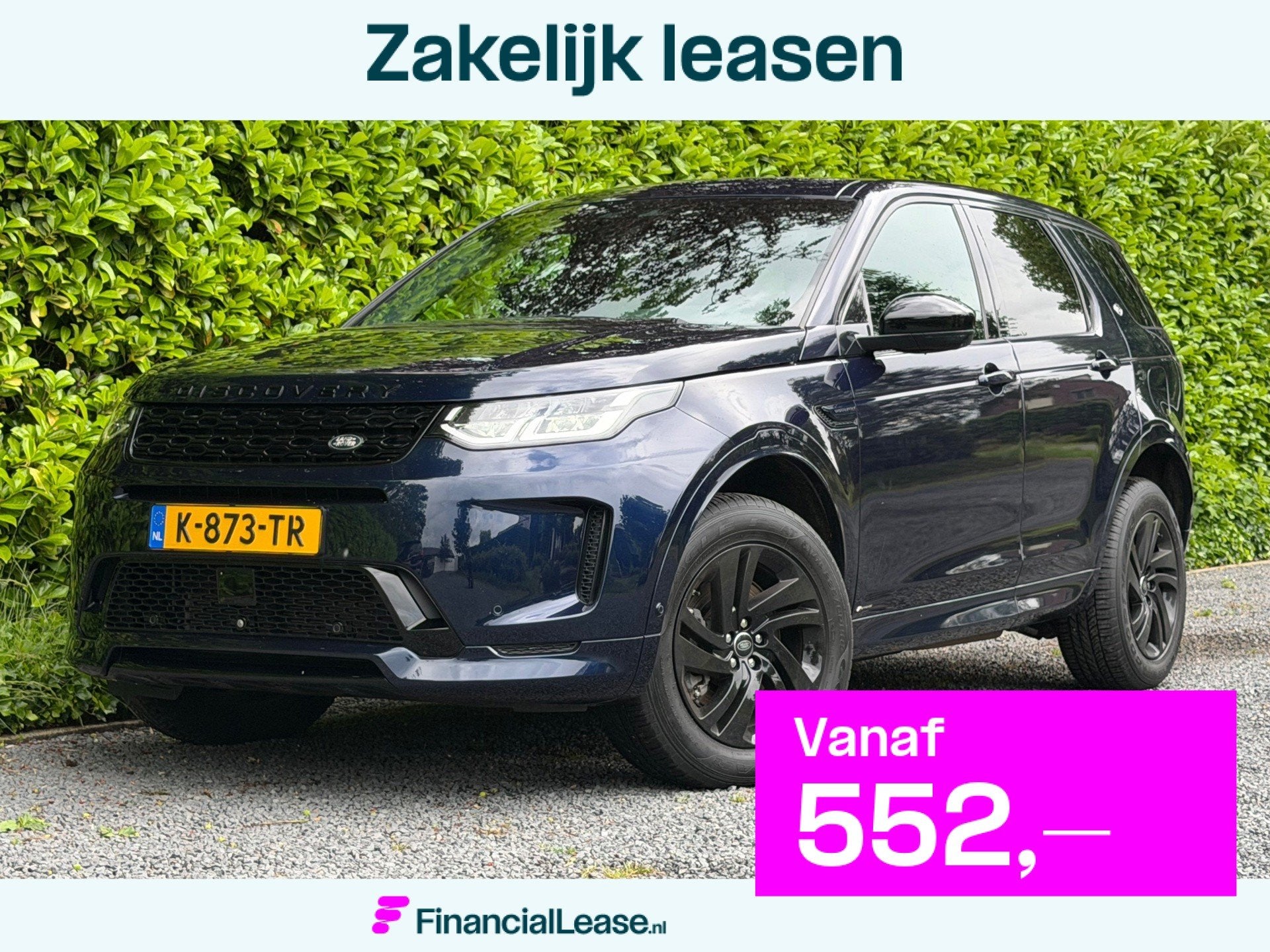 Land Rover Discovery Sport P300e 1.5 R-Dynamic PIVI NAP org, Blauw, Discovery Sport, Bedrijf, Vierwielaandrijving