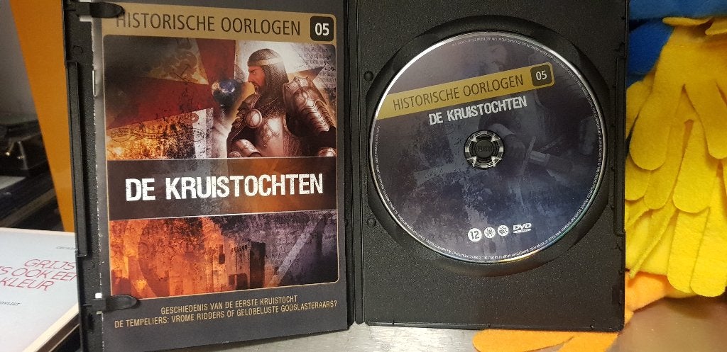 dvd Historische oorlogen 05 (Z226-266) de kruistochten, Cd's en Dvd's, Dvd's | Documentaire en Educatief, Alle leeftijden, Ophalen of Verzenden