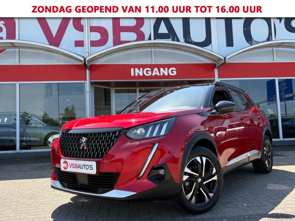 Peugeot 2008 1.2 PURETECH 130PK AUT. GT NAVI CAMERA CARPLAY, Automaat, Gebruikt, Huisgarantie, 1199 cc
