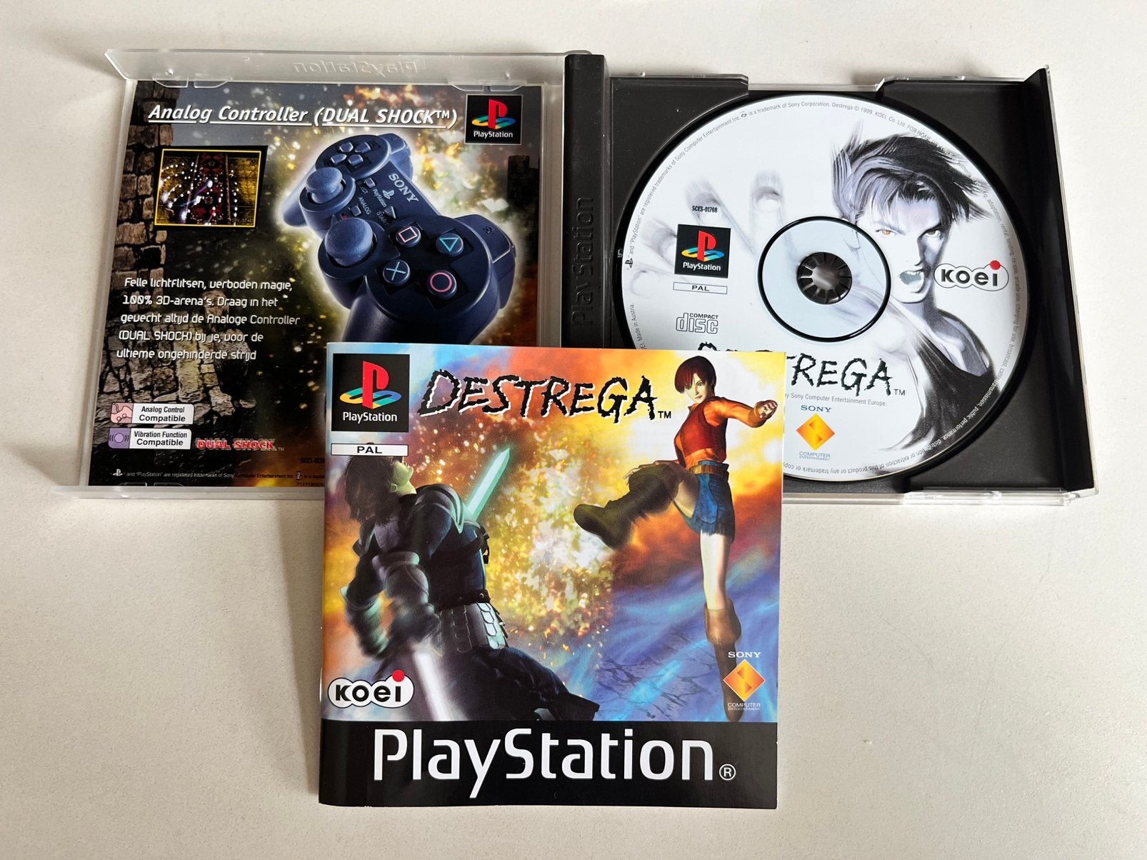 Destrega PlayStation 1 PS1 - Zo goed als nieuw!, Spelcomputers en Games, Games | Sony PlayStation 1, Vechten, 2 spelers, Eén computer