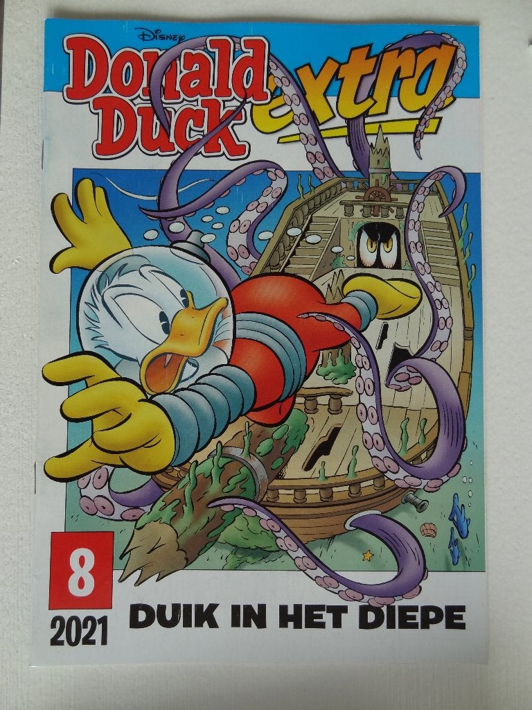 Donald Duck Extra Nr. 8 – 2021 >Snelle Verzending!<, Boeken, Eén stripboek, Ophalen of Verzenden, Zo goed als nieuw, Donald Duck