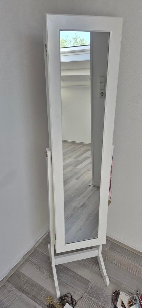 Sieradenkast ment spiegel, Minder dan 50 cm, Ophalen of Verzenden, Zo goed als nieuw, 150 tot 200 cm