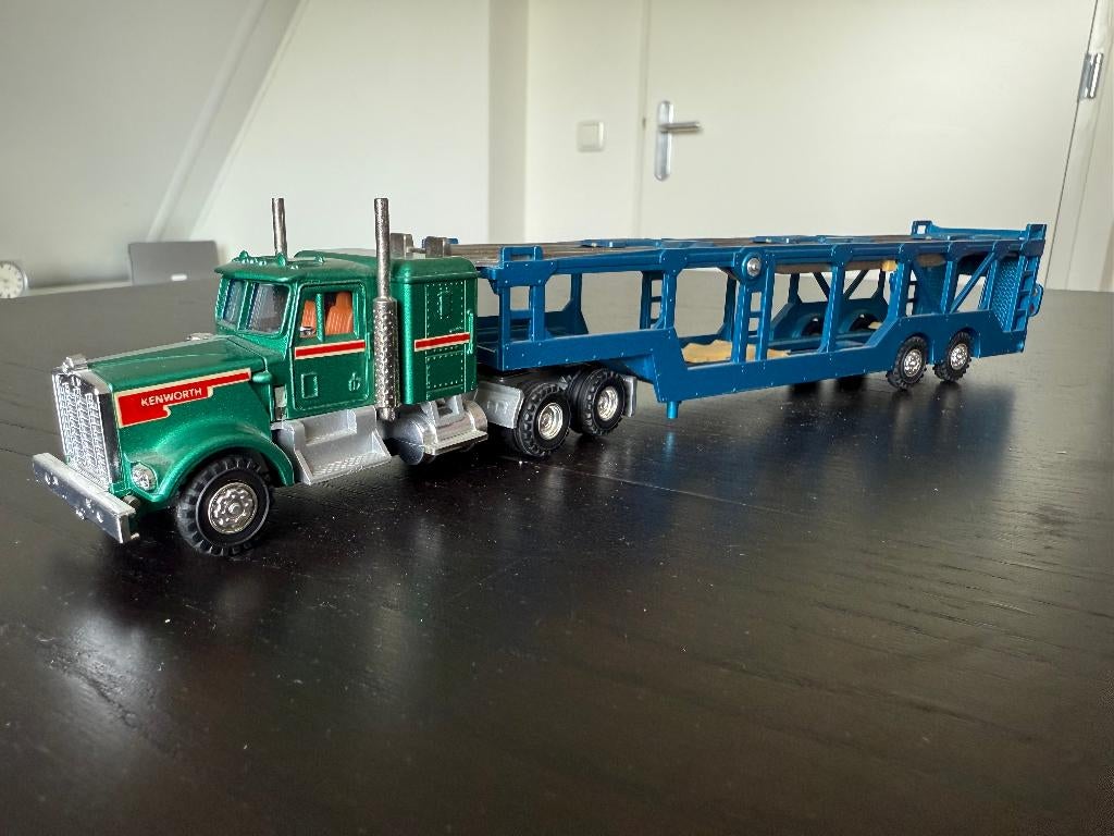 Kenword Shinsei Mini Power Auto Carrier - model vrachtwagen, Hobby en Vrije tijd, Modelauto's | 1:50, Ophalen of Verzenden, Bus of Vrachtwagen