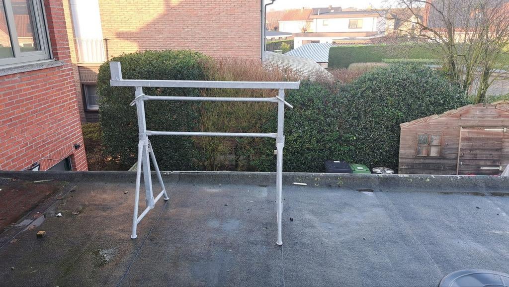 Nieuwe gegalvaniseerde schragen - Zware last  - 500 kg, Ophalen, Nieuw