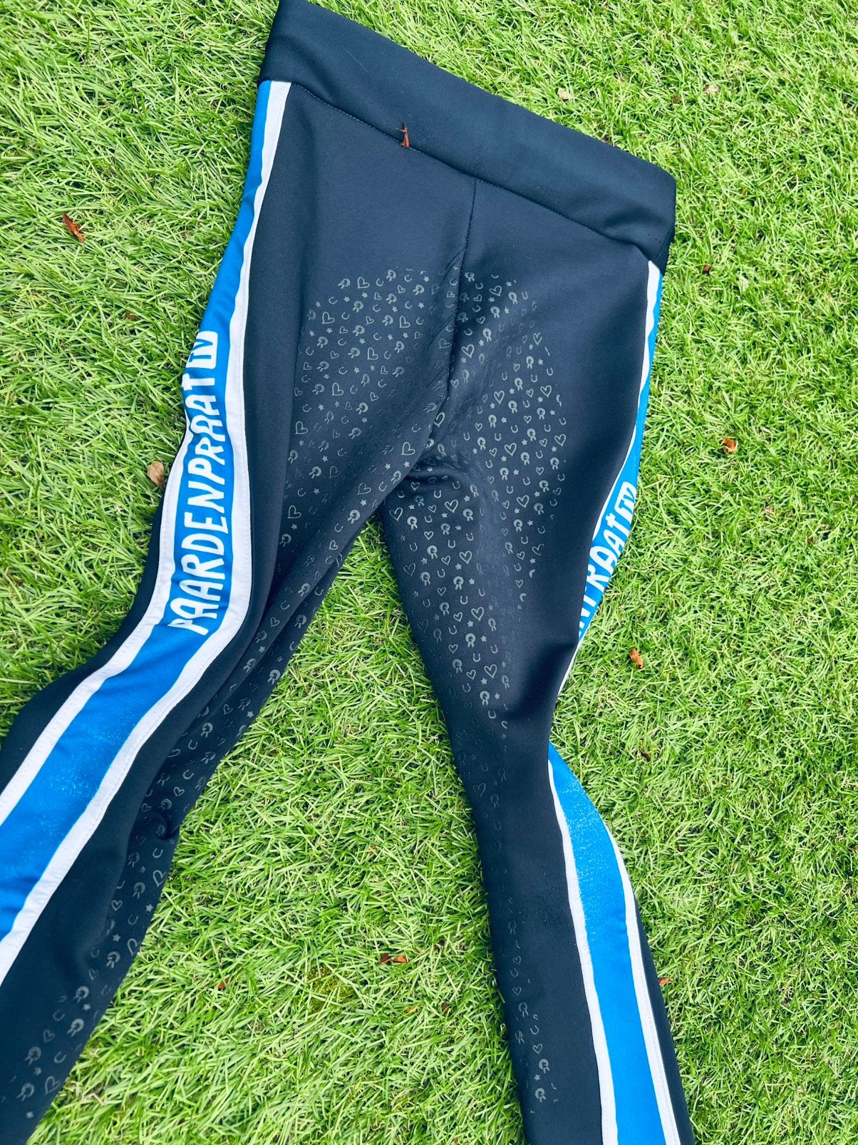 Paardrijbroek maat 140, Blauw, Met stretch, Gebruikt, Kinderen