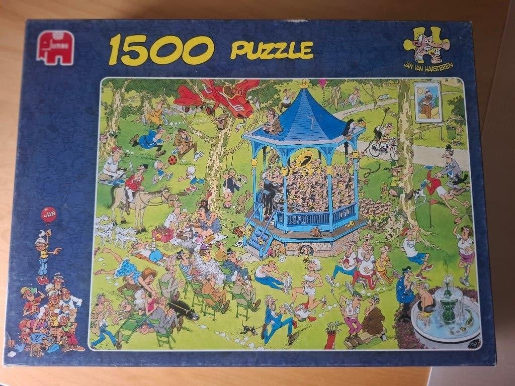 Jan van Haasteren het muziekpaveljoen, Ophalen of Verzenden, 500 t/m 1500 stukjes, Gebruikt