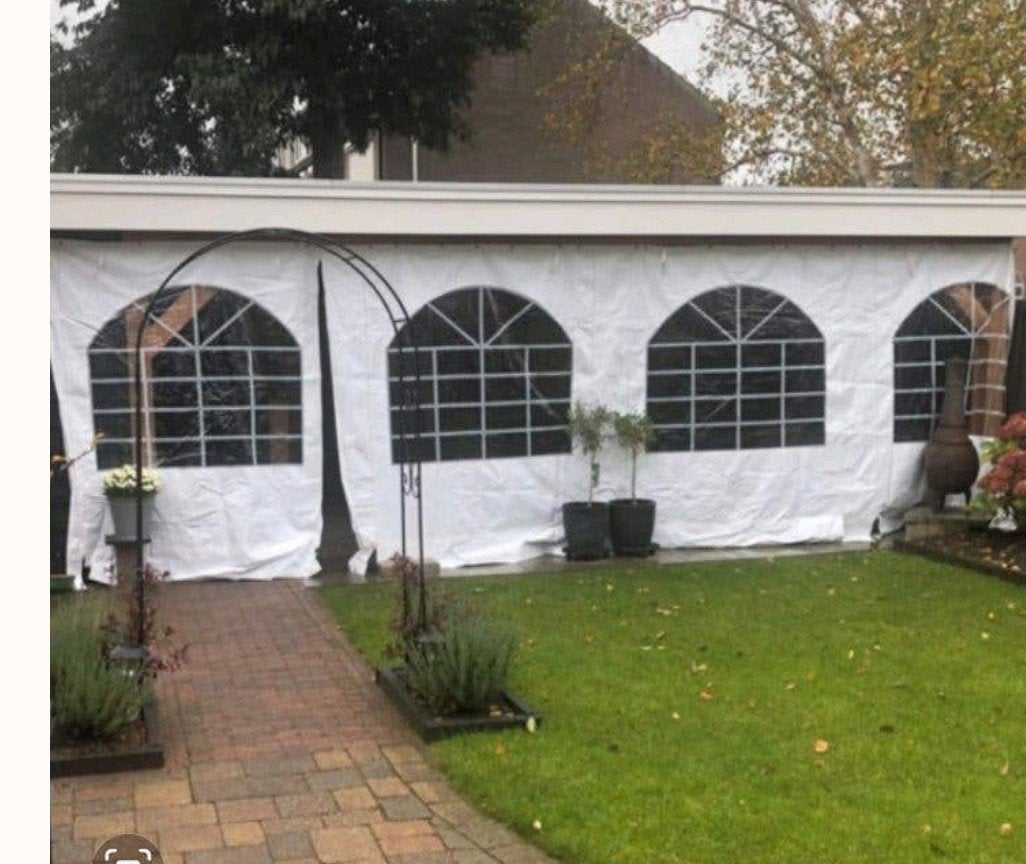 zijwand voor overkapping, Ophalen, Minder dan 5 meter