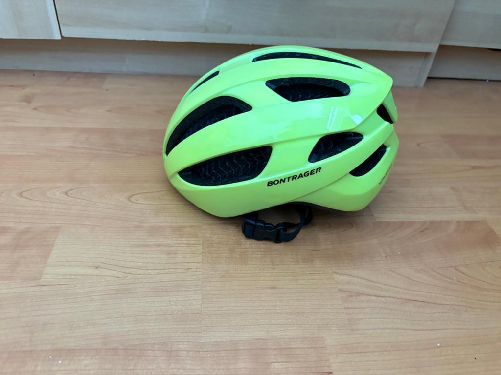 Bontrager Starvos Wavecel Fietshelm - Neon Geel, Ophalen of Verzenden, Zo goed als nieuw, M, Heer of Dame