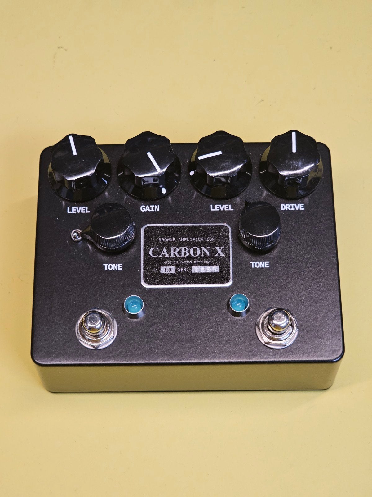 Browne Amplification Carbon X Dual Overdrivel, Muziek en Instrumenten, Browne Amplification, Kansas City, USA, Zo goed als nieuw