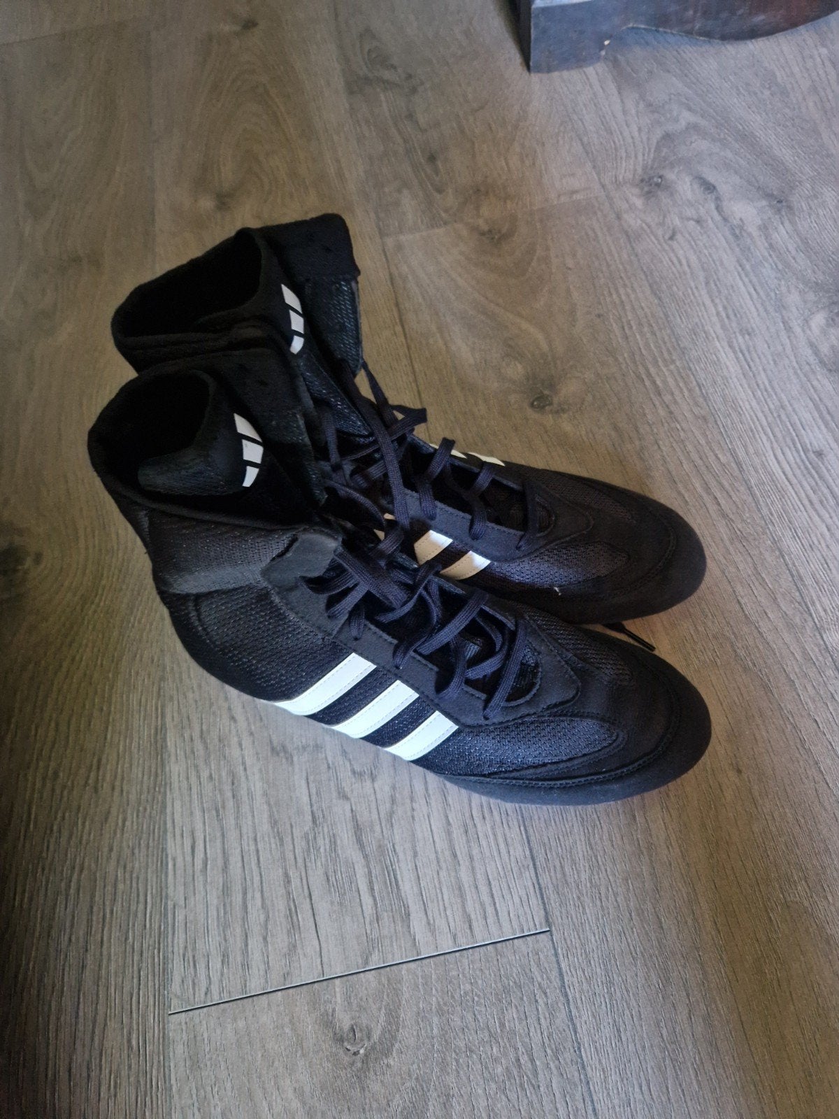 Adidas boksschoenen - Maat 44 2/3, Ophalen, Gebruikt, Boksschoenen