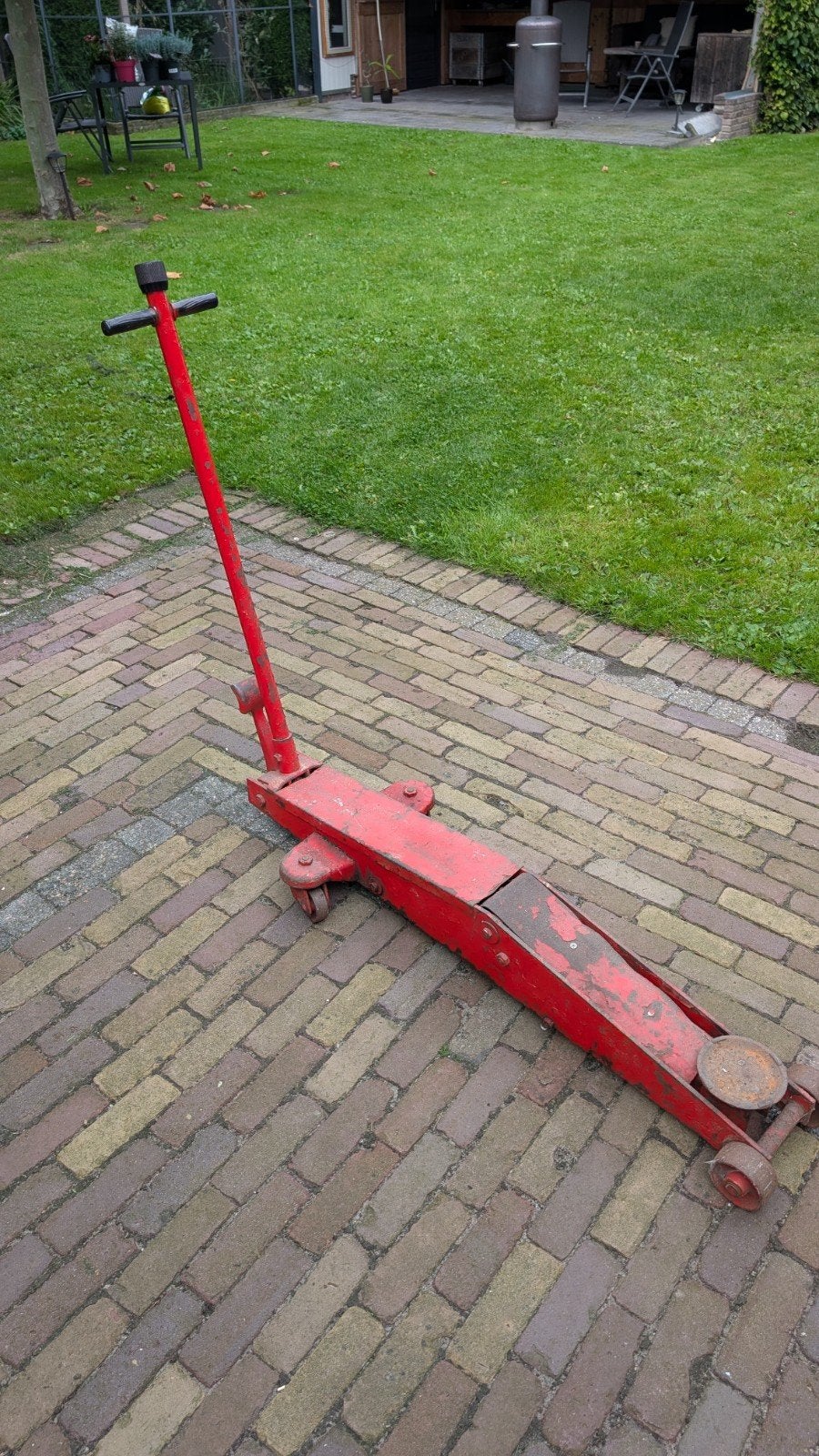 zware garage krik, Ophalen, Gebruikt, Hydraulisch, Garagekrik