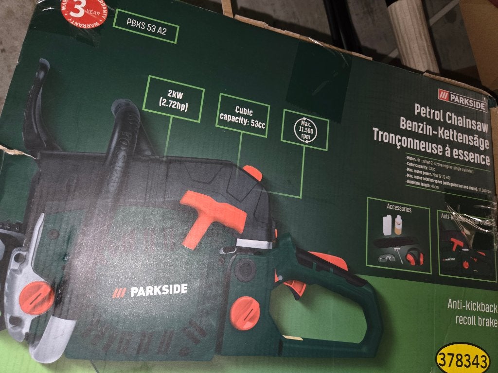 Parkside kettingzaag, Tuin en Terras, Ophalen, Zo goed als nieuw, Overige soorten, Parkside