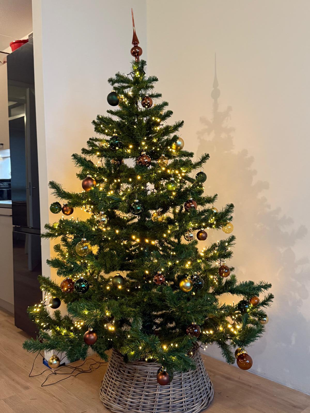 Kunstkerstboom  1,80 meter hoog, Diversen, Ophalen, Zo goed als nieuw