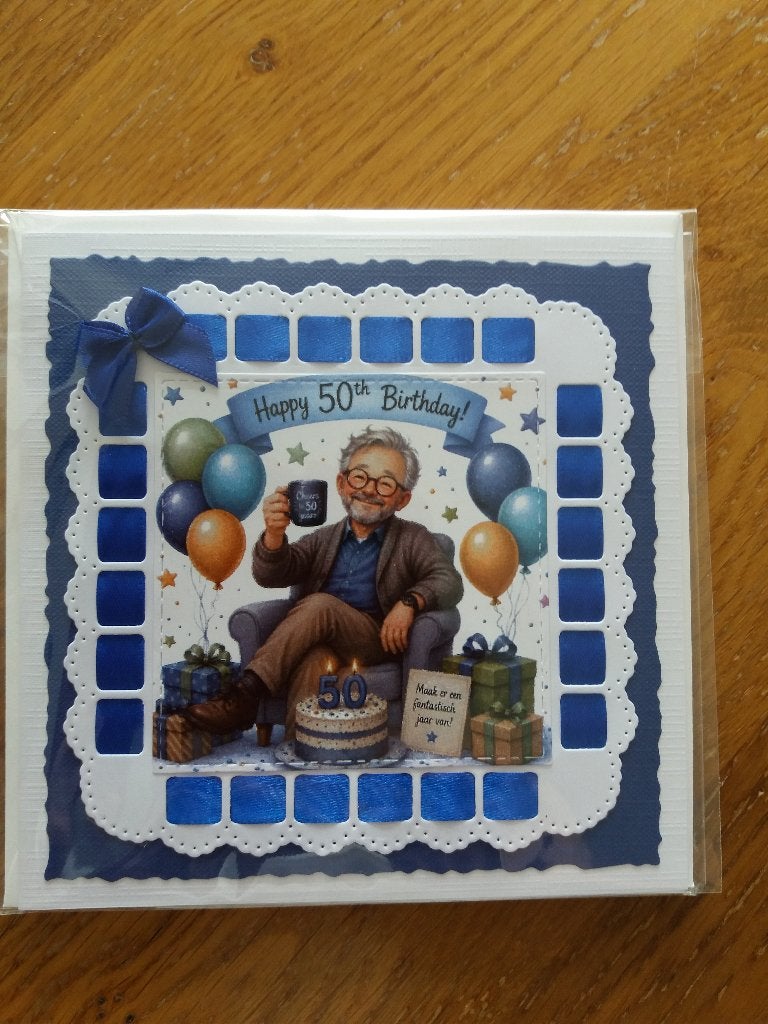 50 jaar Mannenkaartje no. 2702, Ophalen of Verzenden, Nieuw, Man of Vrouw