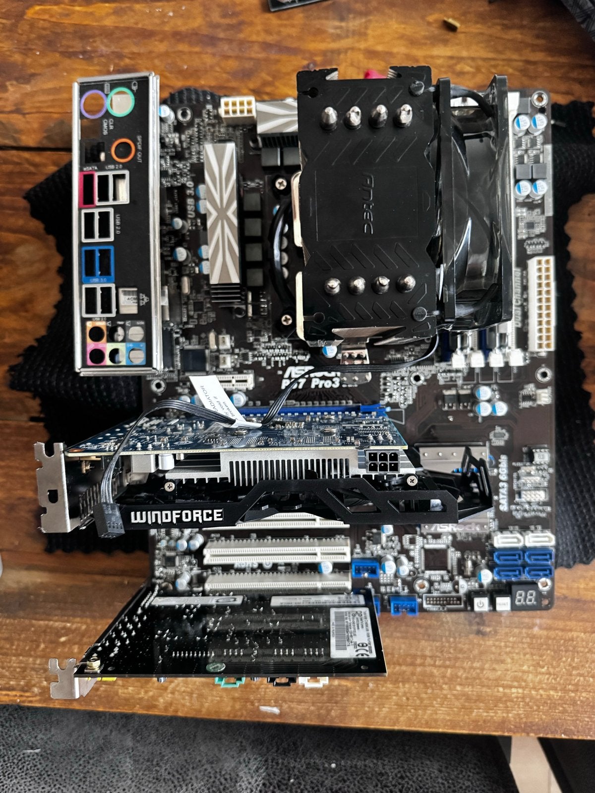 ASRock P67 Pro3 i7-3770K GTX 750 Ti 4GB 8GB DDR3 Antec, 8 GB, Refurbished, Ophalen of Verzenden, Gaming