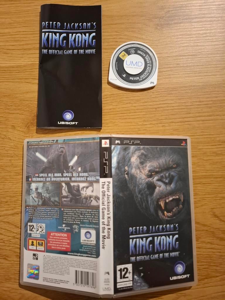 PSP spel – Peter Jackson’s King Kong – compleet met boekje, Avontuur en Actie, 1 speler, Ophalen of Verzenden, Zo goed als nieuw