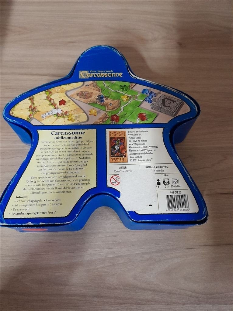 carcassonne mini plus het feest uitbreiding - s4351, Hobby en Vrije tijd, Gezelschapsspellen | Bordspellen, Verzenden, Zo goed als nieuw