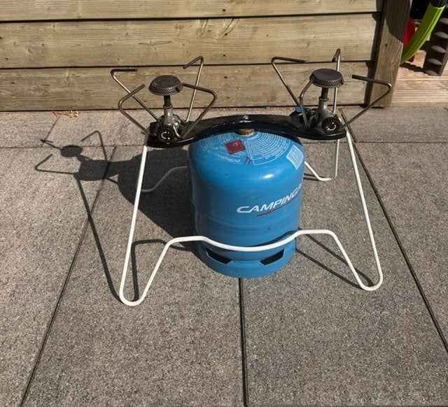 Gastoestel incl gasfles, Ophalen, Gebruikt