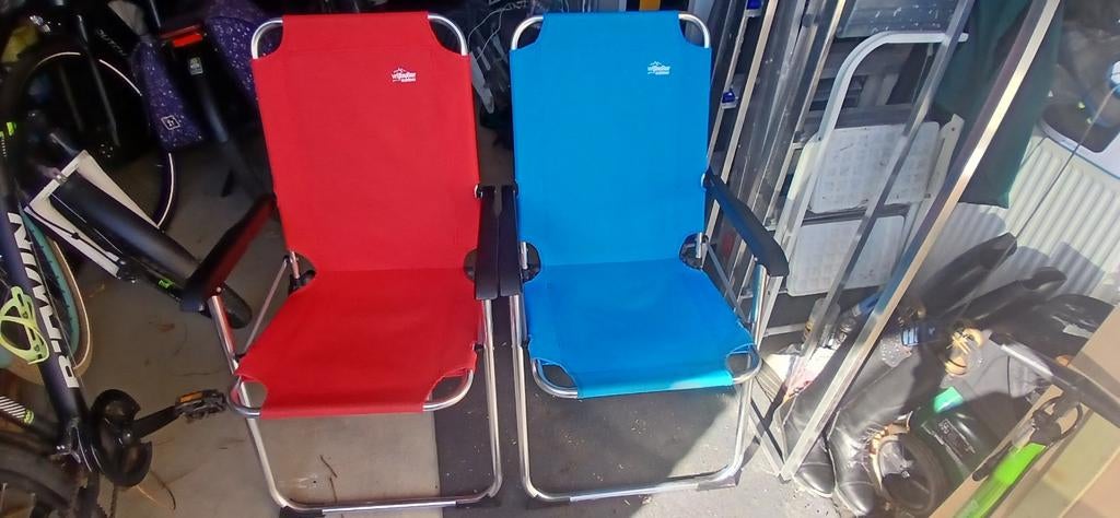 2 klapstoelen, Ophalen of Verzenden, Zo goed als nieuw, Campingstoel
