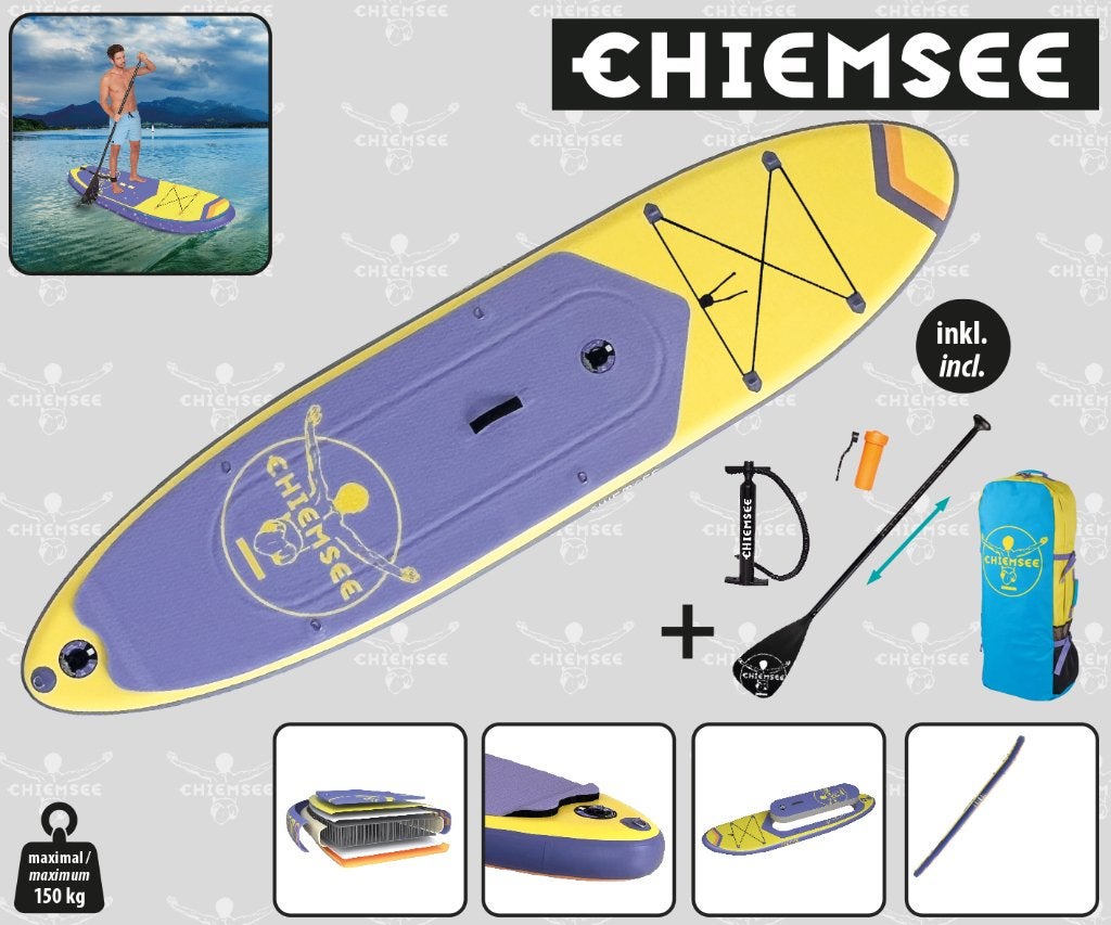 Chiemsee SUP complete set, Watersport en Boten, Suppen, Ophalen, Gebruikt, SUP-boards