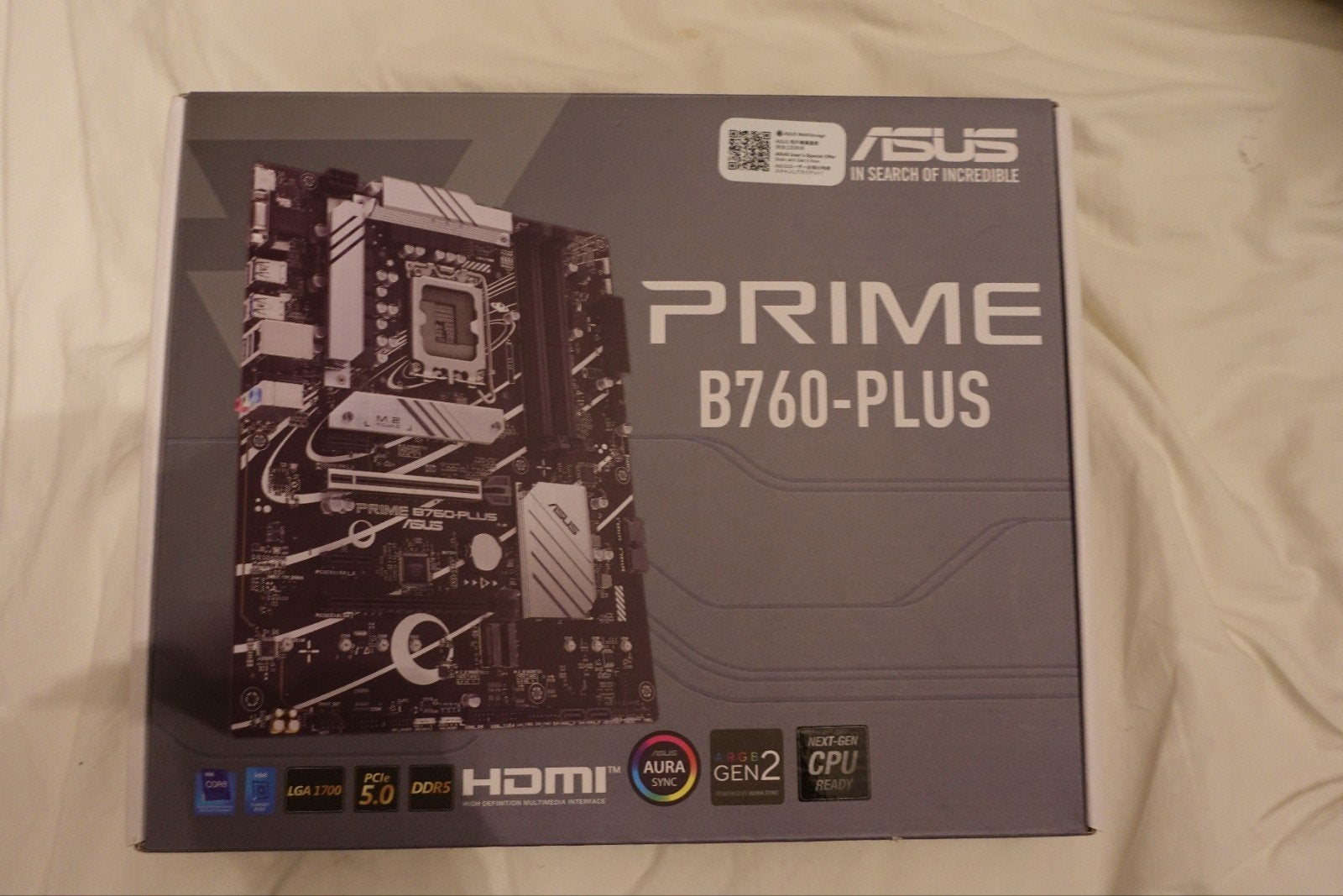 ASUS PRIME B760-PLUS DDR5 – ongebruikt / nieuw in doos, Computers en Software, LGA 1700, Nieuw, Ophalen of Verzenden, ATX