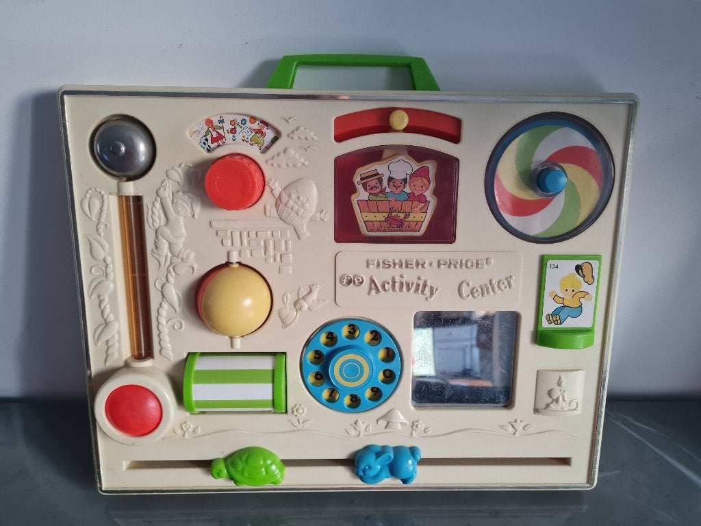 vintage Fisher Price : activity center, Ophalen of Verzenden, Gebruikt, Speelset