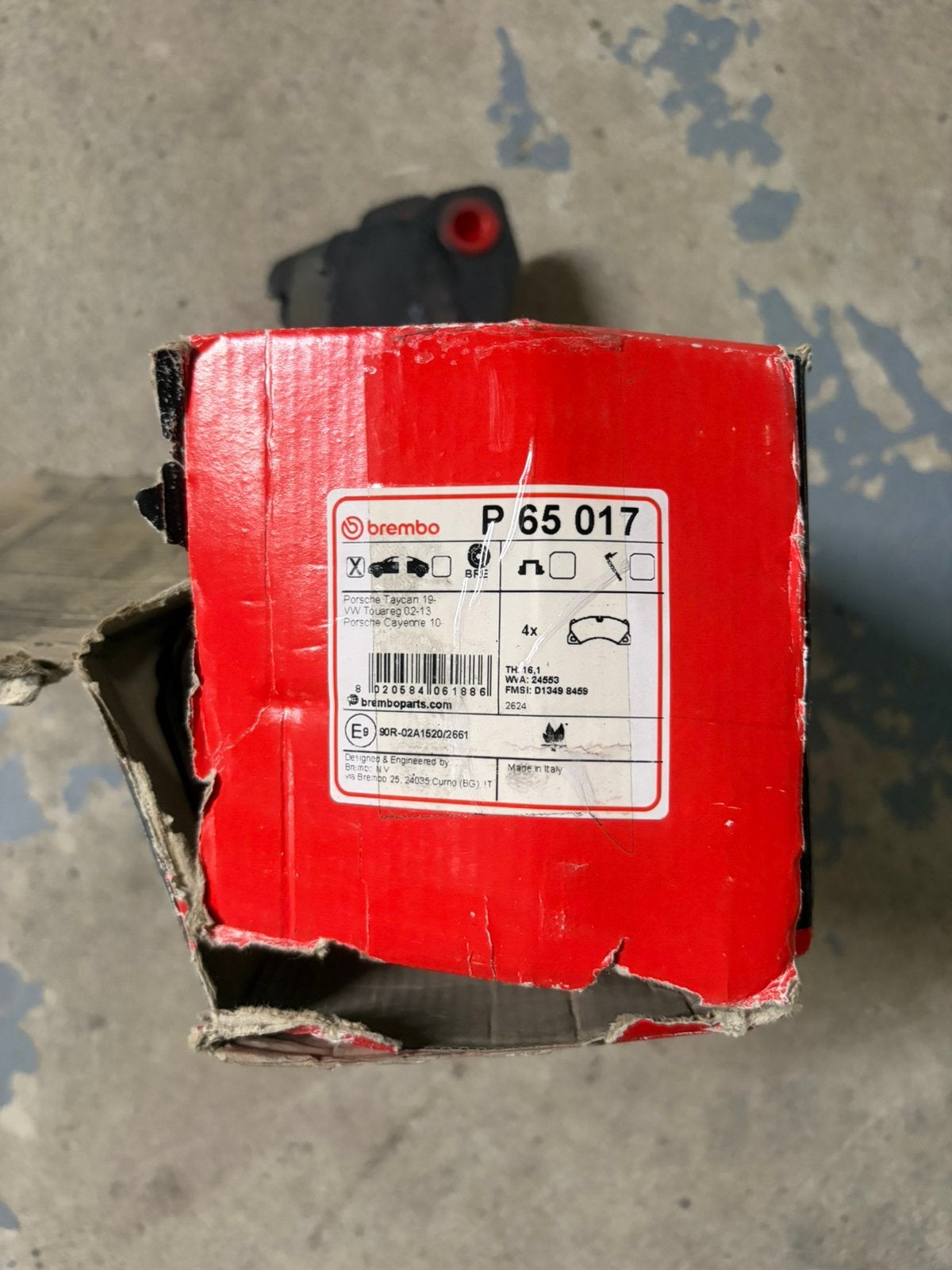 Brembo remblokken P65017 Porsche taycan/panamera/cayenne, Ophalen of Verzenden, Nieuw, Porsche