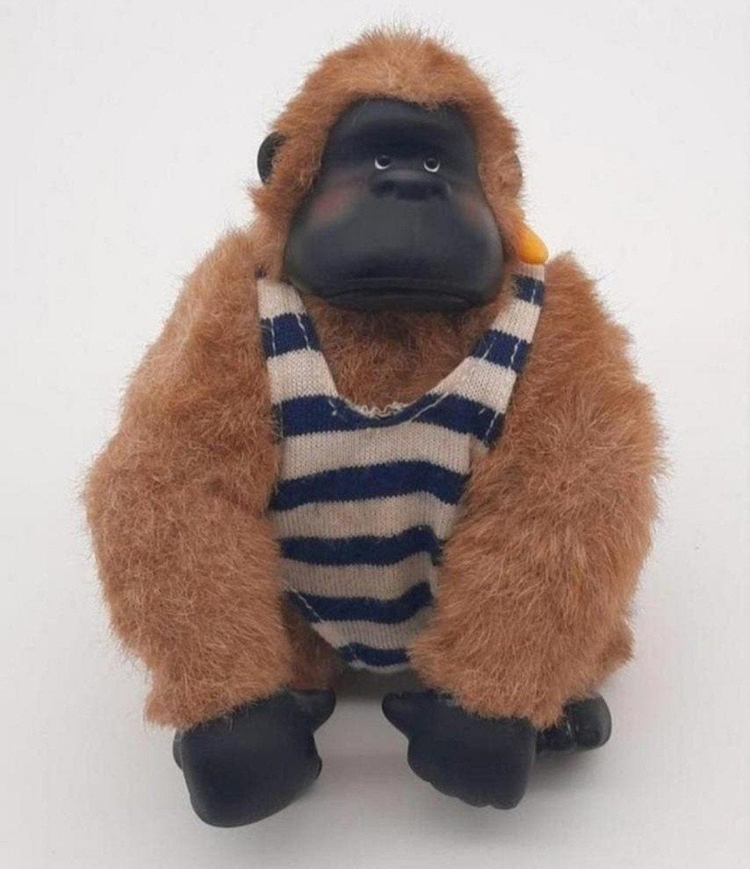 Vintage Magical Murphy aap met Banaan oorbel uit 1987, Ophalen of Verzenden, Gebruikt, Aap, Klein (minder dan 20 cm)